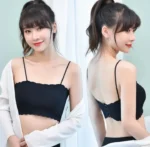 Soft comfortable slim belt stylish pad removable for women wear bra-One piece - Image 3