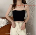 Padded Seamless Tube Crop Top Bra for Women - Image 7