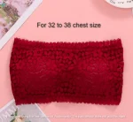 Lace Tube Imported Padded Push Up Lace Tube Strapless Bra For Women - One Piece - Image 7