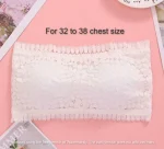 Lace Tube Imported Padded Push Up Lace Tube Strapless Bra For Women - One Piece - Image 11