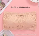 Lace Tube Imported Padded Push Up Lace Tube Strapless Bra For Women - One Piece - Image 6