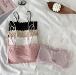 Soft comfortable slim belt stylish pad removable for women wear bra-One piece - Image 14