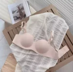 Women Solid Seamless Underwear Adjustable Push Up Wire Free Bralette Soft Fashion Female Breathable Lingerie - Bra - Image 7