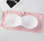 Strapless padded tube silk foam bra for women - One Piece - Bra - Image 4