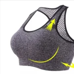 Women Bra Yoga Bra Mesh Hollow Out Breathable Fitness Shockproof Quick drying on the back For Running Gym Push Up Sports Shapwear Air Bra - Image 7