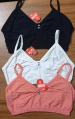 Semis Bra 3 Pieces comfortable cotton Semis Bra Genji for Women and Girls