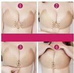 Authentic Girlswear Imported Strapless Silicone Push up Backless Self Adhesive Gel Magic Stick Invisible butterfly shape Bra for Women - Bra - Image 2