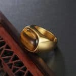 Tiger Eye Stone finger Ring for Men and Women - Image 2