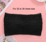 Padded Push Up Lace Tube Strapless Bra For Women Free Size bra (One Piece) - Image 10