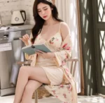Imported Honeymoon Women Night Dress Girls Nighty Female Nightwear - Image 13