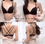 Imported Front Closure Women Bras Padded Wire Free Strappy Super Push Up Bralette Women Intimes Backless Underwear - Image 3