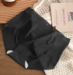 Imported Breathable Briefs Solid color mid waist Ice silk transparent stylish panty comfortable long time useable panty invisible antibacterial underwear for women - One Piece - Image 3