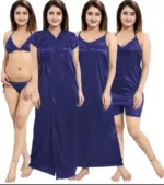 6 Part (Nighty) - and Comfortable silk Night Dress for women - Image 2