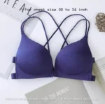 Imported Front Closure Women Bras Padded Wire Free Strappy Super Push Up Bralette Women Intimes Backless Underwear