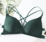Imported Front Closure Women Bras Padded Wire Free Strappy Super Push Up Bralette Women Intimes Backless Underwear - Image 14