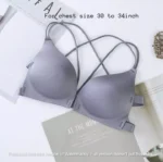 Imported Front Closure Women Bras Padded Wire Free Strappy Super Push Up Bralette Women Intimes Backless Underwear - Image 6
