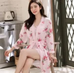 Imported Honeymoon Women Night Dress Girls Nighty Female Nightwear - Image 5