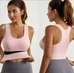 seamless sports Imported Premium soft comfortable seamless sports yoga padded sports wear bra for Women - One Piece Bra - Image 3