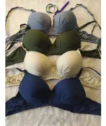 3 Piece Premium Push Up Adjustable strap bra Foam bra comfortable bra stylish bra for Women - Image 3