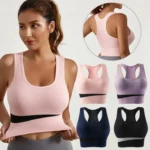 seamless sports Imported Premium soft comfortable seamless sports yoga padded sports wear bra for Women - One Piece Bra