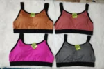 3 Piece Sports bra breathable gathered bra running bra beautiful back bra seamless bra padded bra for Women