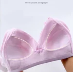 Imported Premium Breastfeeding Bra Maternity Bra Front Button Bra cotton Bra comfortable Bra new born baby feeding Bra for women - Image 4