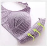 Imported Women Solid Seamless Push Up Wire Free Bralette Soft Female Breathable bra - Image 3