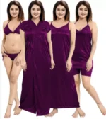 6 Part (Nighty) - and Comfortable silk Night Dress for women - Image 6