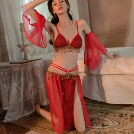 Imported Honeymoon Women Night Dress Arabian Nighty for Female Nightwear