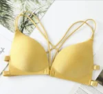 Imported Front Closure Women Bras Padded Wire Free Strappy Super Push Up Bralette Women Intimes Backless Underwear - Image 13